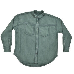 Aerie AEO Ribbed Button Down Top Henley Shirt Regular Size XXS